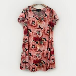 Lexington Ave 1X Women’s Cold Shoulder Floral Top